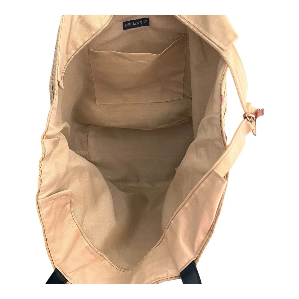 Disney Mickey Mouse Straw beach bag (small stain, see pic)